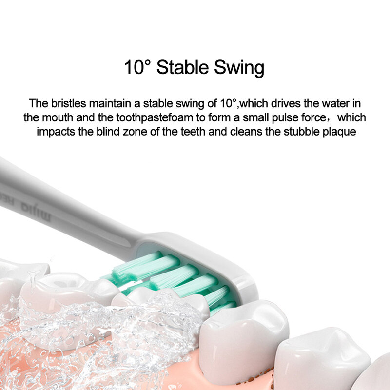 Xiaomi Mijia-インテリジェント電動歯ブラシT300,防水,ソニック,ホワイトニング,歯磨き粉