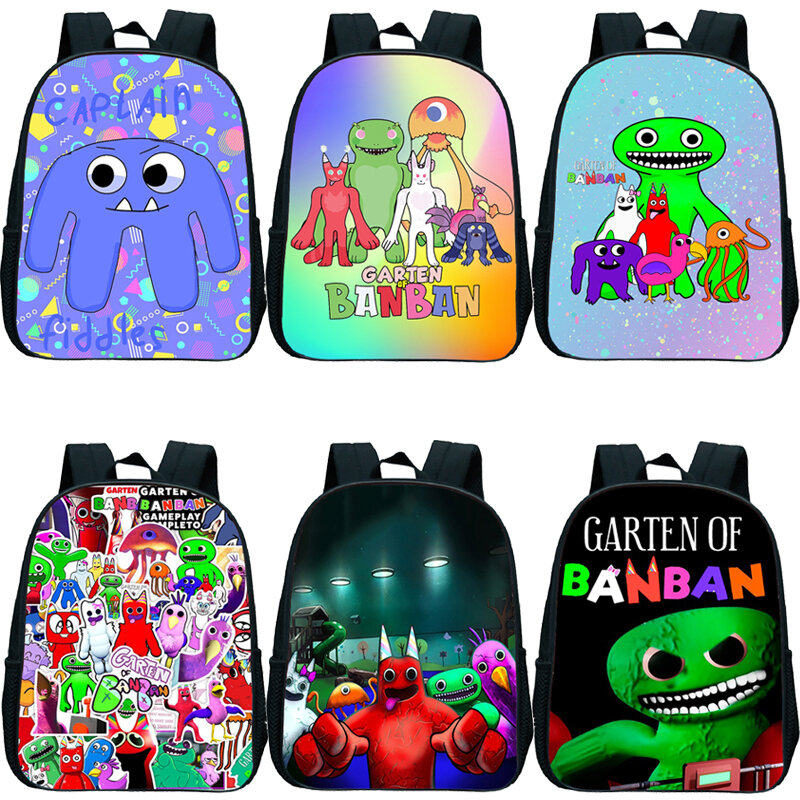 Kids 'Garten of Banban Kindergarten Mochila, mochila impermeável, sacos escolares dos desenhos animados, meninas pequeno Rusk, novo