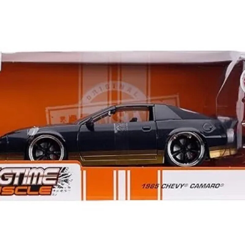 1:24 1985 Chevy Camaro โมเดลรถจำลองทำจากโลหะอัลลอยด์ของเล่นเด็ก J276ของขวัญ