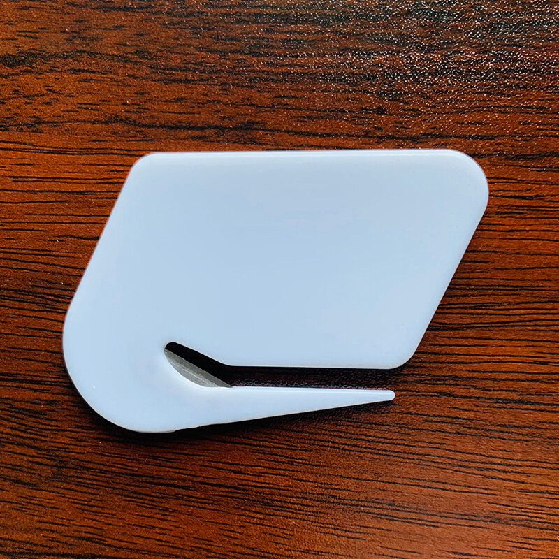 1 buah plastik Mini Pembuka surat tajam surat pembuka amplop keselamatan kertas Cutter kantor sekolah perlengkapan aksesoris grosir