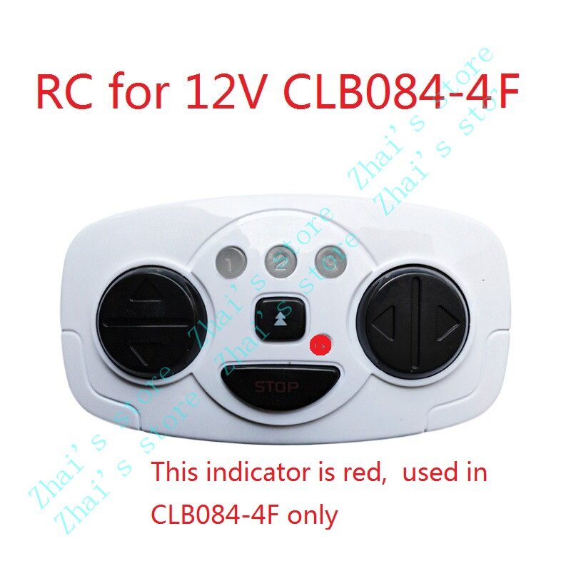 CLB084-4C/4d/4f 12v crianças carro elétrico 2.4ghz placa de circuito de controle remoto adequado para modelos zhilebao