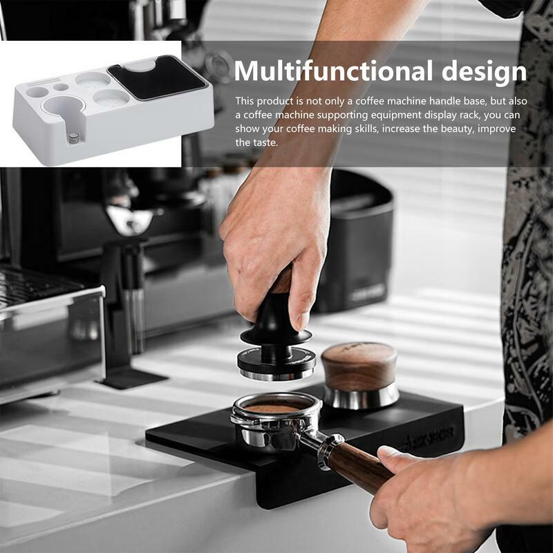 Heavy Duty Coffee Tamper Base Espresso Appliance Storage Seat Multifunctional Universal Coffee Handle Holder Barista gadget
