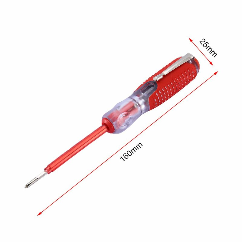 100-500V staccabile a doppio uso penna di prova cacciavite isolamento durevole elettricista strumento domestico matita di prova strumento penna Tester elettrico