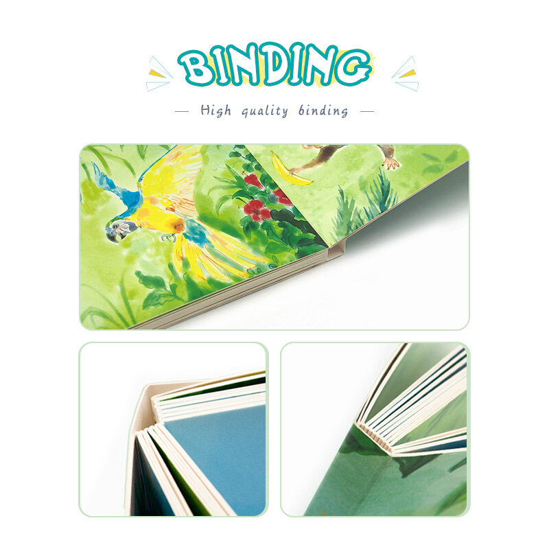 Benutzer definierte Bild Comic-Buch benutzer definierte Färbung profession elle Kinder Kind Pappe Bücher Drucks ervice Zeichnung Manga Kinder Board
