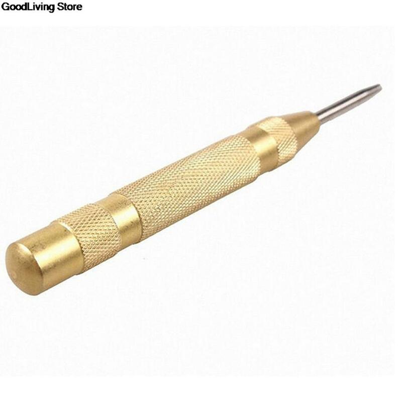1 PC High Quality Hardness HRC58-65 12.7cm 5 Inch Automatic Center Pin Punch Spring Loaded Marking Starting Holes Tools New 