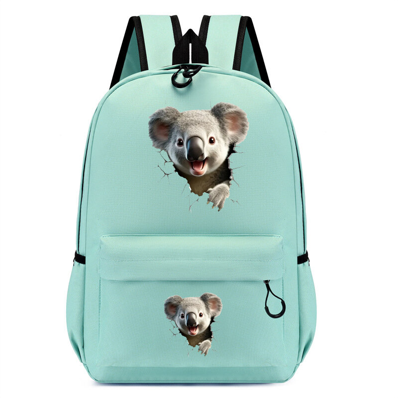 Plecak dla dzieci słodki plecak z nadruk z dziewczyną Koala plecak do przedszkola dzieci kreskówka dziewczyna Anime plecak podróżny dla studentów Mochila