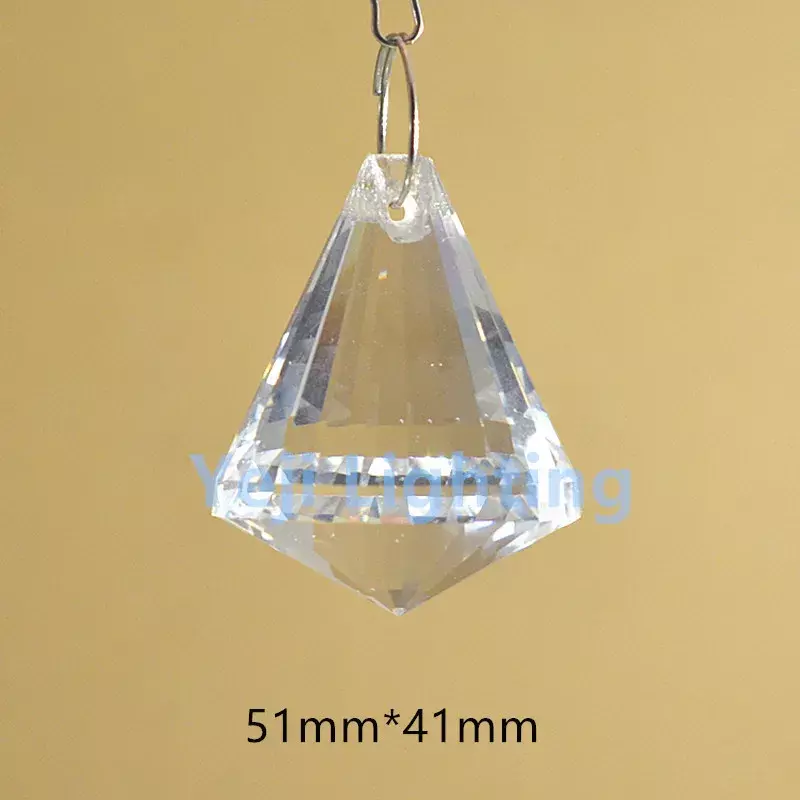 Crystal Chandelier Lamp, cristal, quadrado, forma oval, forma para vela LED, luz pendente, acessórios decorativos do casamento