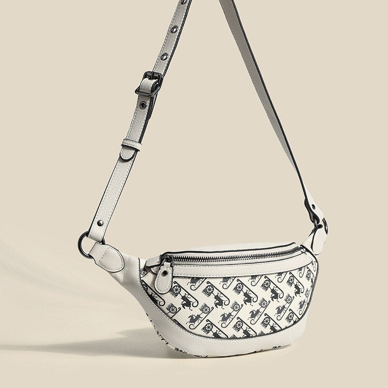 Роскошная брендовая поясная сумка, новинка 2024, дизайнерская забавная сумка, модная поясная сумка, сумка через плечо для пельменей, Женская нагрудная сумка