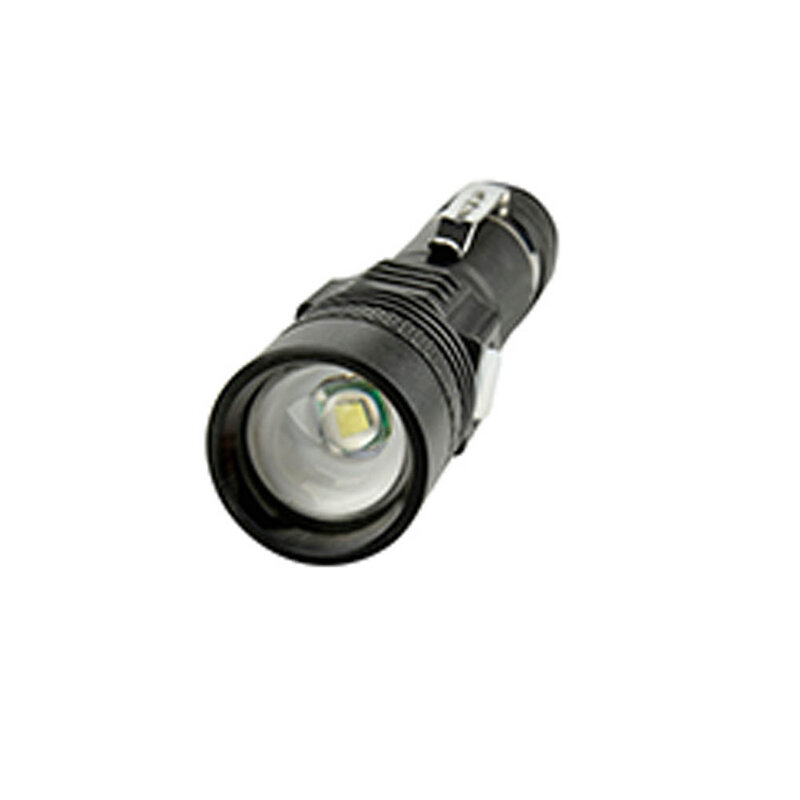 Mini linterna LED COB recargable por USB, iluminación portátil, impermeable, con zoom 18650, 2000LM, para bicicleta