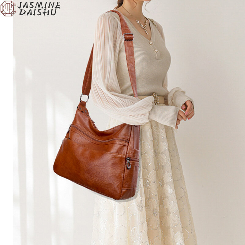 Alta Qualidade Big Zipper Shoulder Handbag, Designer de Luxo, Messenger Sac, Pequenas Sacolas Casuais, 3 Camadas
