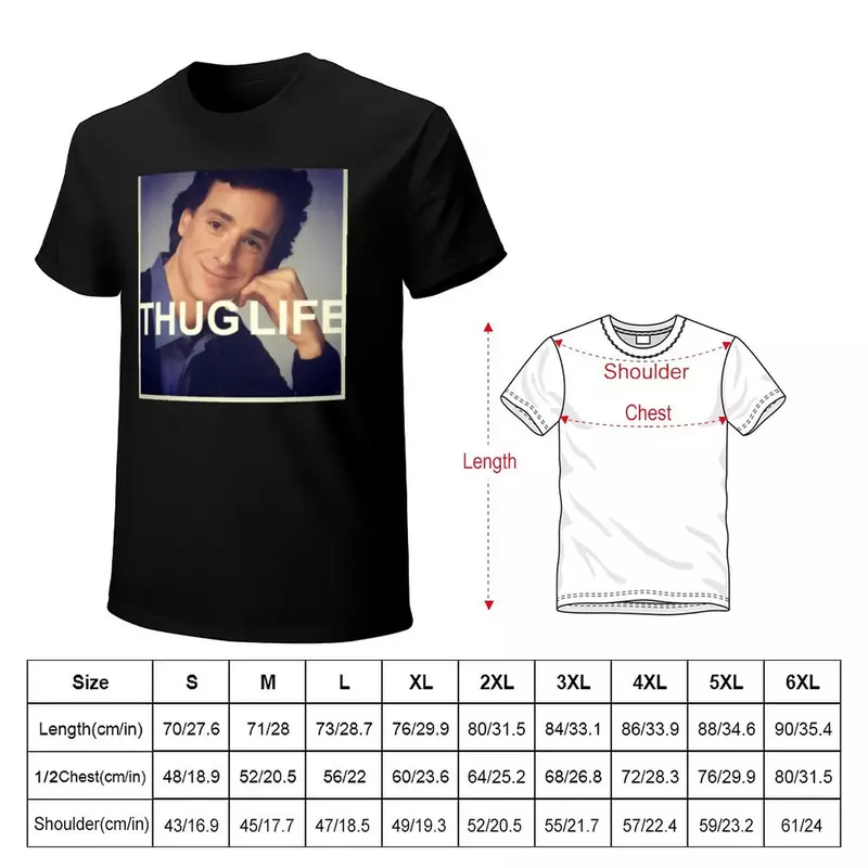 Bob saggy Bob saget thug life t-shirt estetyczna odzież szybkoschnąca koszulka z krótkim rękawem koszulka męska do ćwiczeń