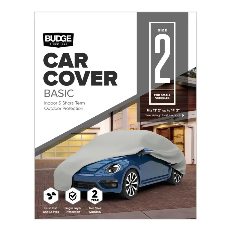 Budge basic car cover, basic indoor protection for cars, multiple sizes
