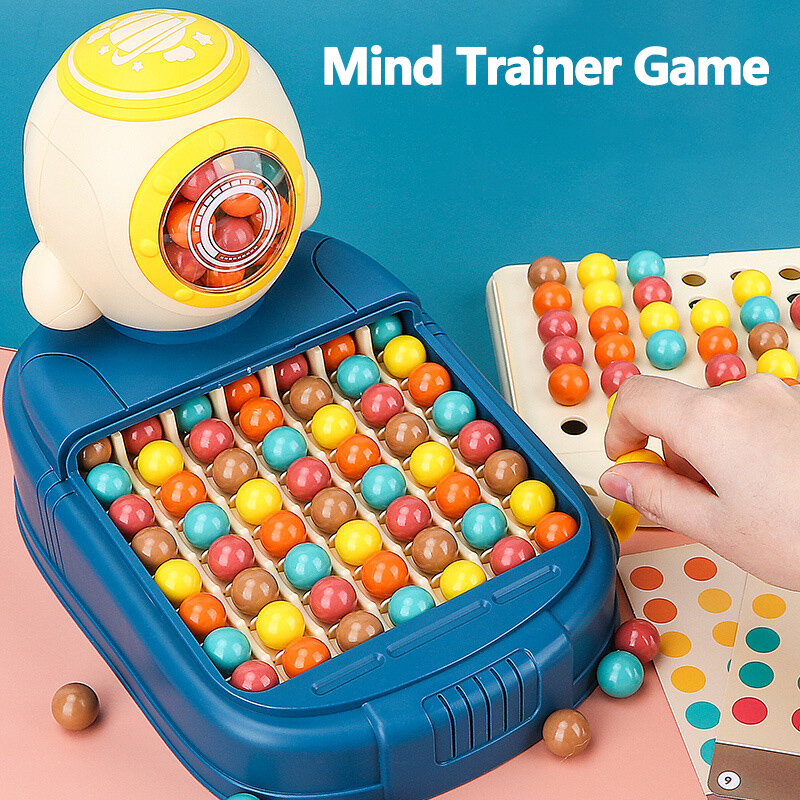 Foguete chessboard crianças brinquedos educativos nave espacial bola tabuleiro montessori lógica jogo para crianças brinquedo presente de aniversário