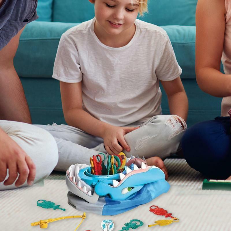 상어 이빨 장난감 손 상어 인터랙티브 게임, 파티 인터랙티브 게임, 귀여운 상어 데스크탑 장난감, 손가락 장난감, 멋진 물건, 어린이용 선물