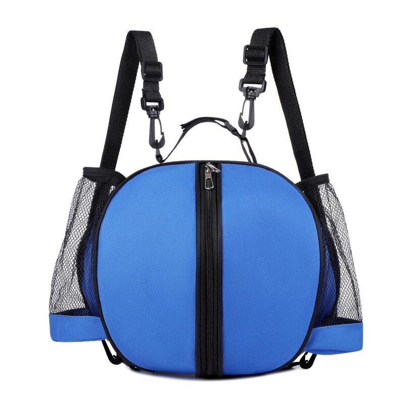 Large Capacity Backpack Basketball Bag Smooth Two-way Zipper Elastic Handles Gym Sports Bag Safe Removable Shoulder Strap