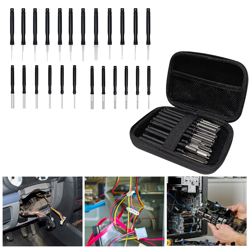 Practical For Car 36PC Removal Tool 1PC Box Pin Extractor Removal Tool Terminal Extractor Tool Car Accessories
