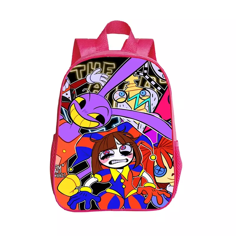 Tas punggung anak laki-laki dan perempuan, tas punggung Anime anak-anak, tas sekolah sirkus Digital luar biasa tahan air