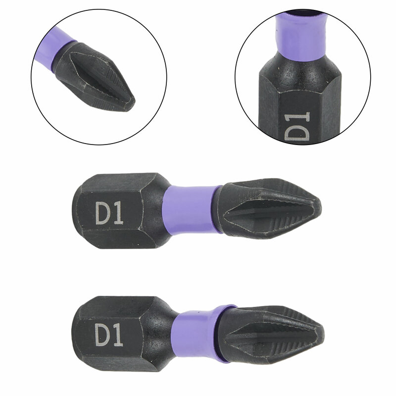 D1 Anti-shock Batch Head Cross Screwdriver Head Magnetic Electric Drill For Non-Slip Impact Batch Head  Electric Screwdriver Set
