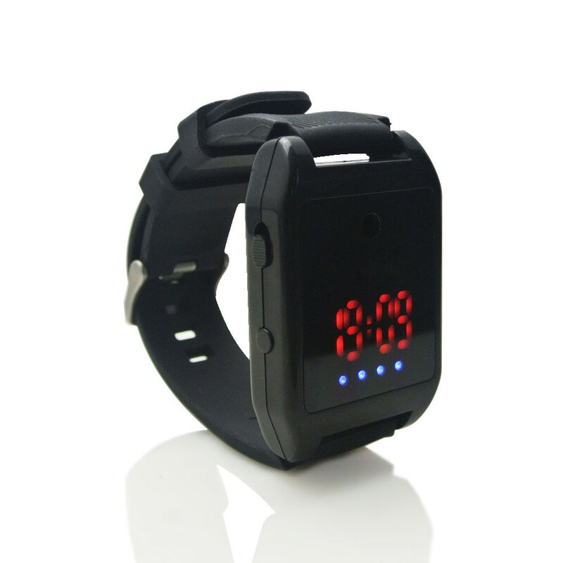 2 in 1 wiederauf ladbare Uhr Alarm Armband Digitaluhr tragbare Frauen Outdoor-Sicherheits verteidiger Notfall alarm