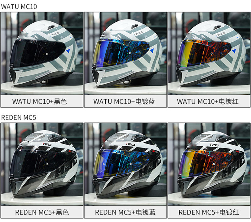 Hjc c70用オートバイ用ヘルメット,保護バイザー,UV保護,FG-17-FG-ST