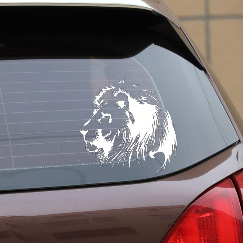 19.5x20cm meditation lion sticker automobile sticker motorcycle personalized automobile decoration