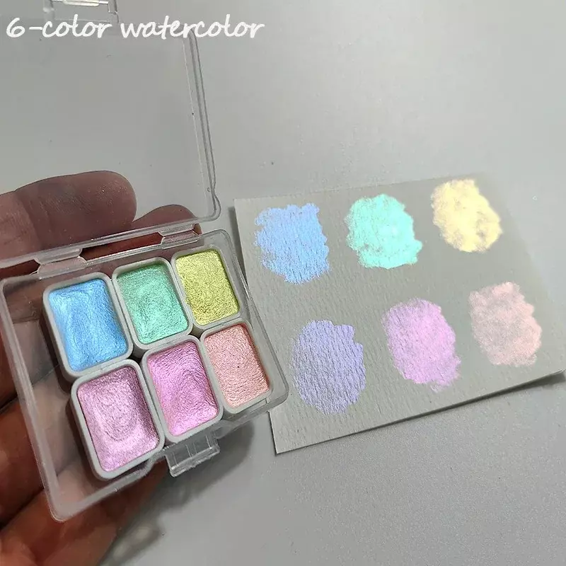 Colori ad acquerello solidi Set di colori ad acqua per la pittura artistica Nail Design 159