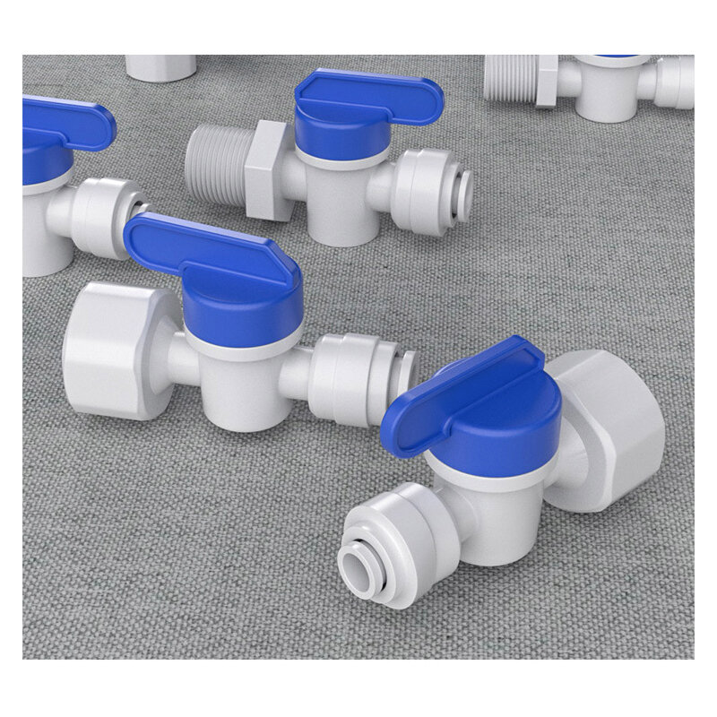 1/4" 3/8" 1/2" Male Female Thread Ball Valve RO Backwash Fitting Switch Quick Connector Water filter Recerse Osmosis Parts