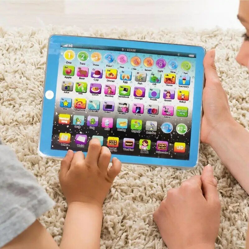 Children Learning Pads Fun Touch And Learn Machine ABC/Word/Song/Music/Number Electronic Interactive Toy For Educational
