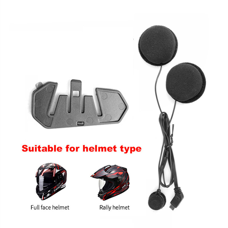 Motorcycle Helmet Headset Accessories Base and Cable for E1 Helmet Headset