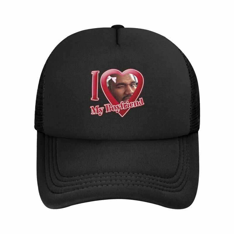 카니예 웨스트 밈 야구 모자, 메쉬 모자, 조정 가능한 야외 유니섹스 모자