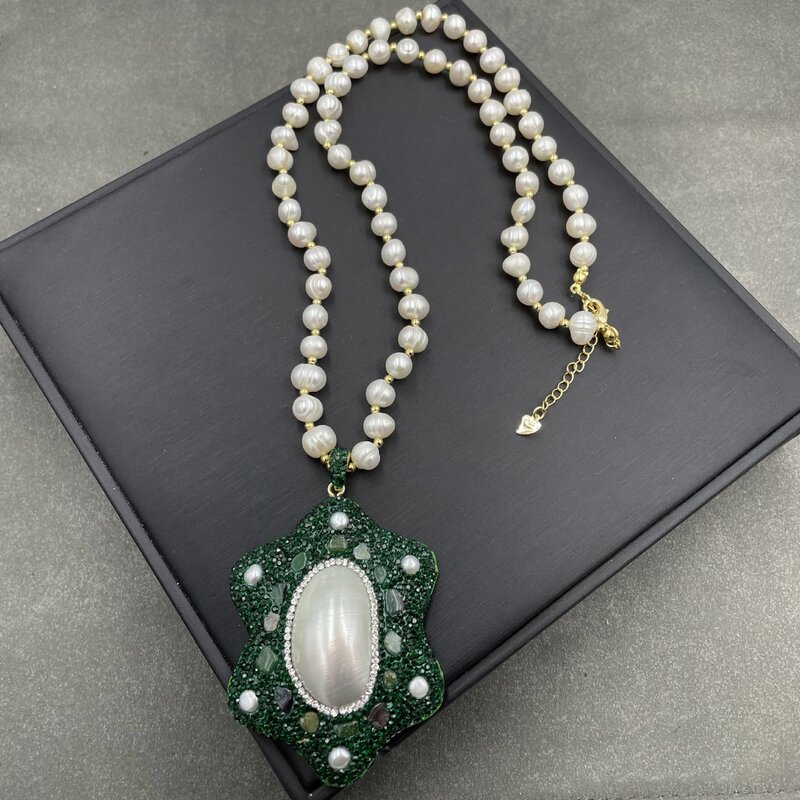 Женское Ожерелье из натурального пресноводного жемчуга