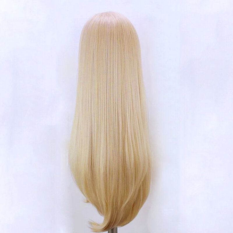 Diniwigs-Perruque Lace Front Wig synthétique, cheveux longs lisses, rose vif, naissance des cheveux naturelle, partie libre, fibre chauffante, pour femmes