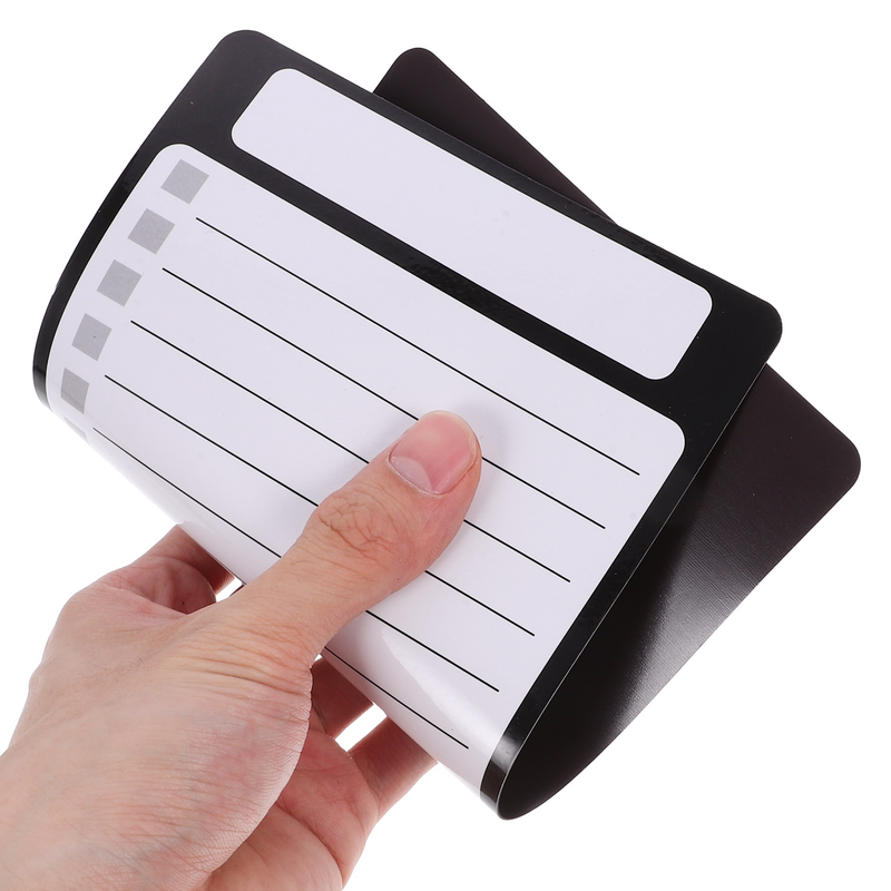 Buku catatan kulkas magnetik dapur Notepad daftar belanja bantalan Magnet untuk kulkas