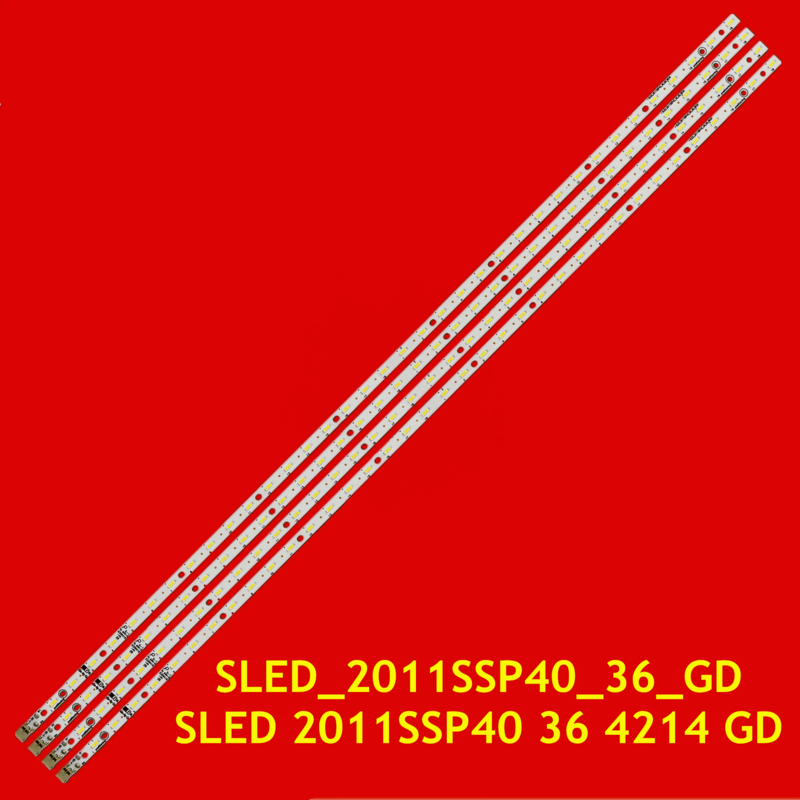 Strip LED untuk LCD-40NX330A LCD-40NX430A LCD-40LX450A LCD-40LX530A LCD-40LX730A LCD-40NX830A SLED 2011SSP40 36 4214 GD REV0