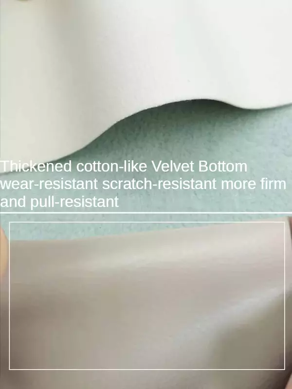 Tissu en similicuir arrangau mètre pour housses de canapé stère solutions, couture de sac souple bricolage, gril imperméable épaissi, blanc