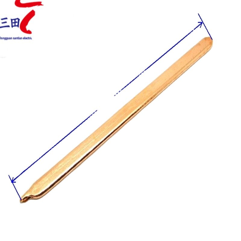 Tubulação de calor plana cobre puro com um comprimento de 50-150mm, tubulação de calor sinterizada, DIY Laptop Cooling System