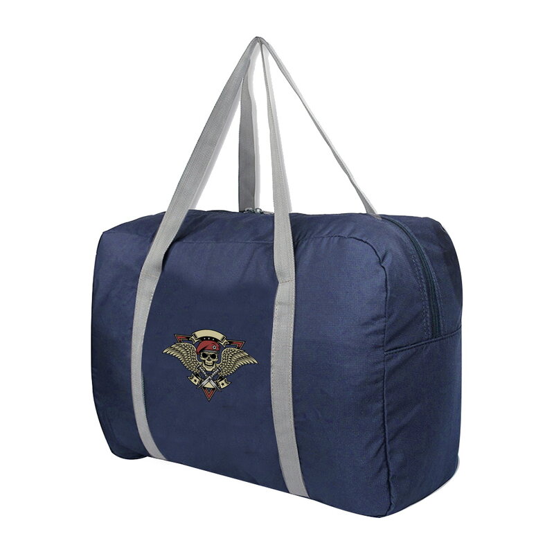 2022 dużej pojemności składane torby podróżne torebka bagaż dla mężczyzn i kobiet nowy worek marynarski nadrukowana czaszka podróżne torby do przechowywania