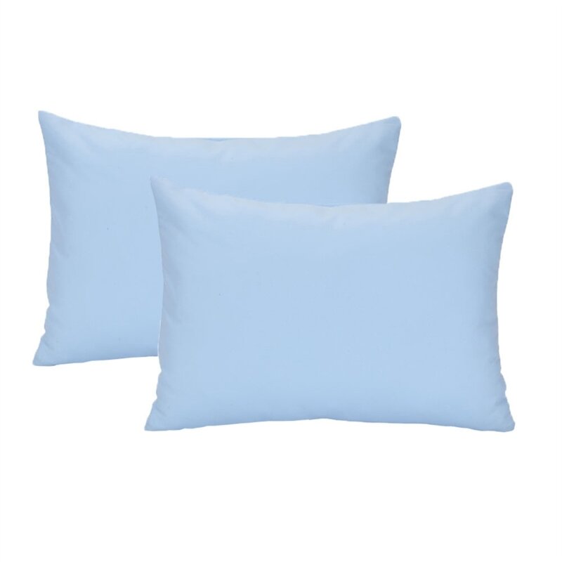 Children Travel Pillow Cover 2pcs Breathable Microfiber Pillow  Kids Bedding