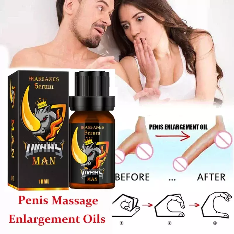 Aceite retardante para el sexo masculino, aceite para agrandar el pene, intenso, duradero, 60 minutos de espray, producto para el crecimiento del pene