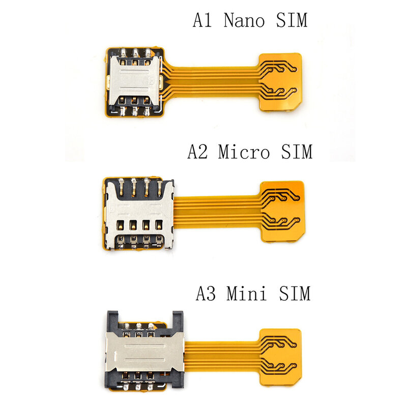 Für xiaomi samsung/huawei sim karten adapter hybrid doppel sim erweiterung dual micro sd nano adapter