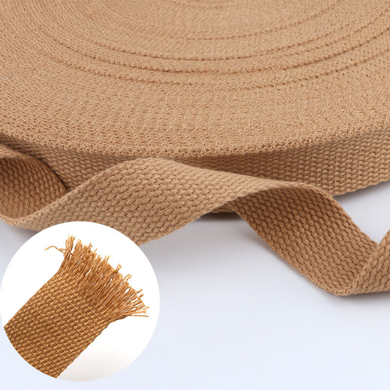 5M bawełniana taśma szelki zapasy rzemieślnicze DIY dekoracyjne rękodzieło tkaniny do szycia nylonowa taśma akcesoria do plecaków liny dla zwierząt domowych