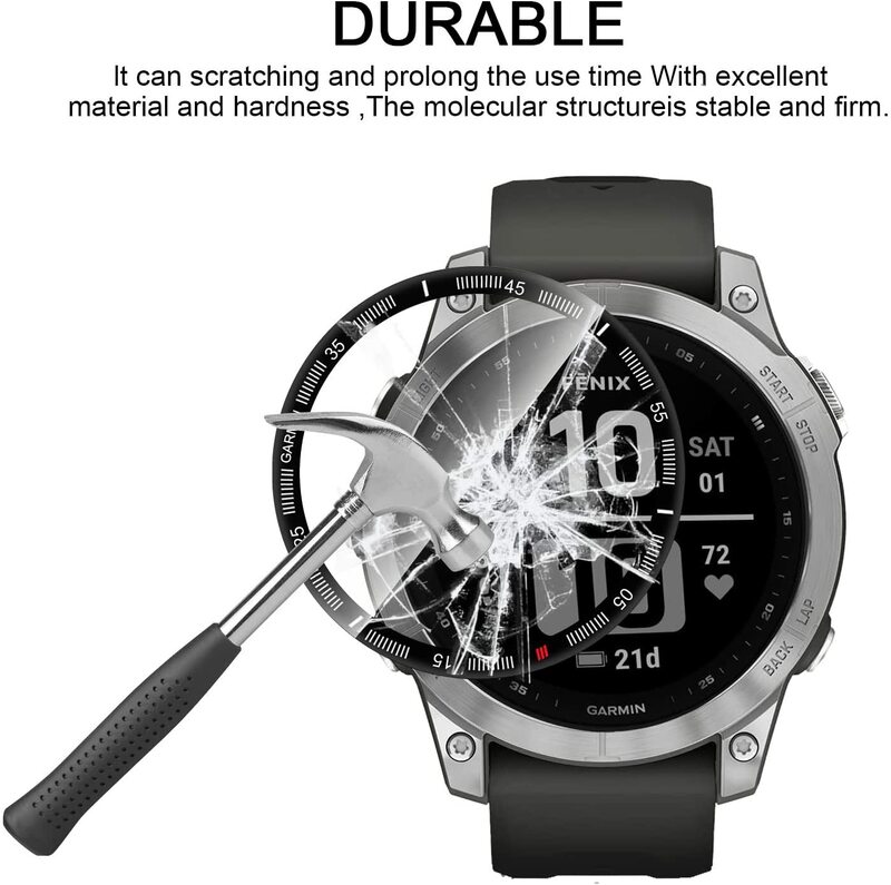 20D Protective Film Smart Watch Protector Film Clear TPU Transparent Ultrathin Full Cover Accessories For Garmin Fenix 7 7S 7X