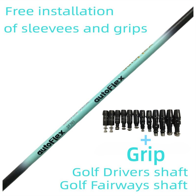 Golf treibers chaft, Graphit keulen wellen, Holzschaft, blauer Schaft flex sf405/sf505xx/sf505/sf505x, freie Montage hülse und Griff
