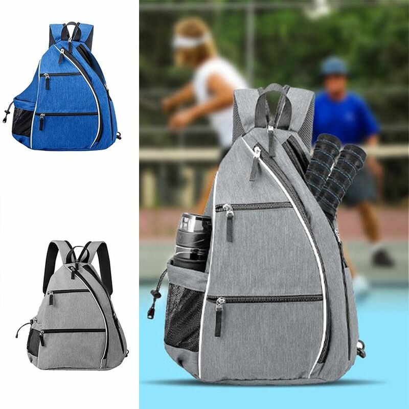 Multifunctional Pickleball Backpack Adjustable with Water Bottle Holder Sports Backpacks Colorful Lightweight Paddle Storage Bag