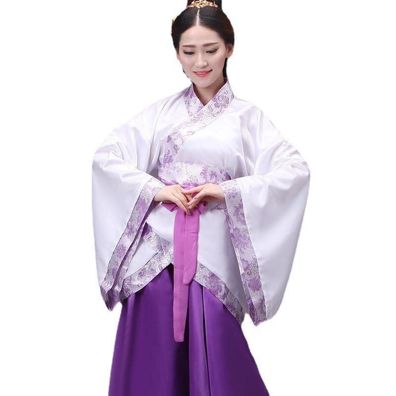 2023 китайский Шелковый костюм для девочек, женское кимоно, традиционное китайское винтажное этническое платье под старину, танцевальный костюм Тан для косплея, комплект ханьфу