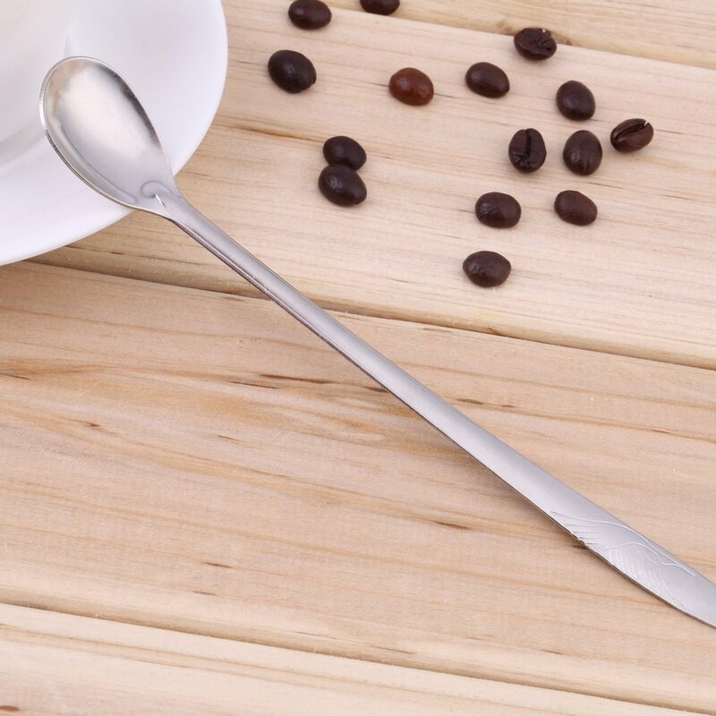 304 ze stali nierdzewnej łyżeczka do kawy okrągła łyżka koreański styl łyżki miód deser prezent łyżka do mieszania