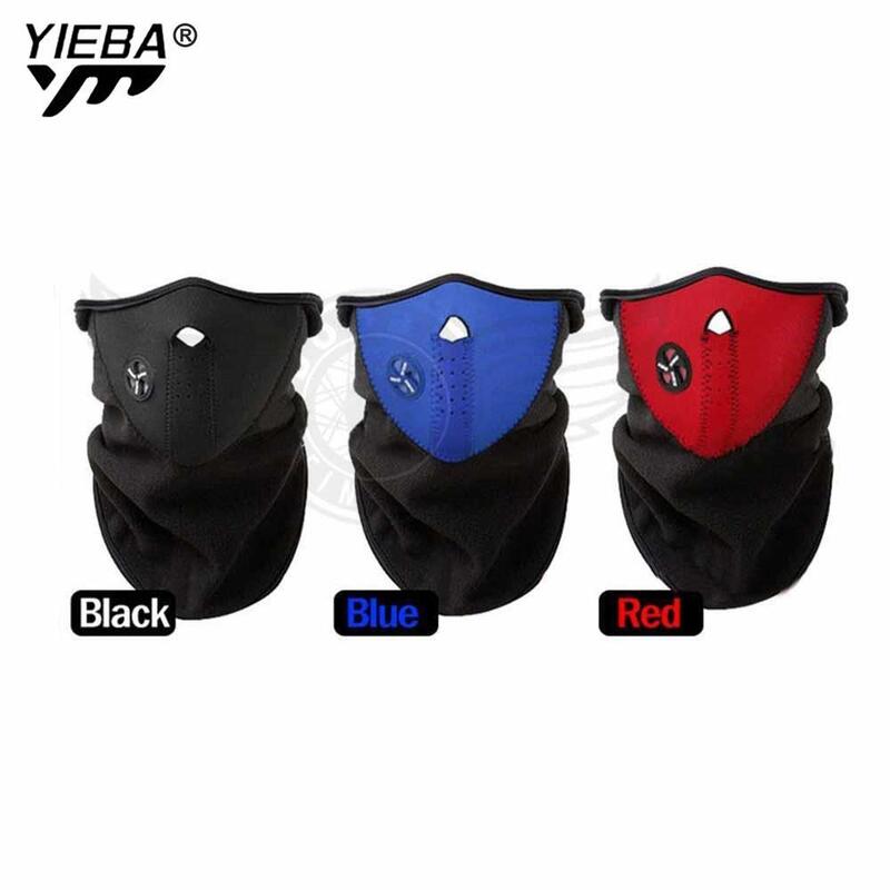 Moto Face Mask Motorcycle Tactical Airsoft Paintball Cycling Bike Ski Army Helmet Protection half Face Mask