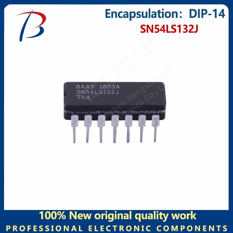 5 шт., триггерный чип SN54LS132J посылка DIP-14