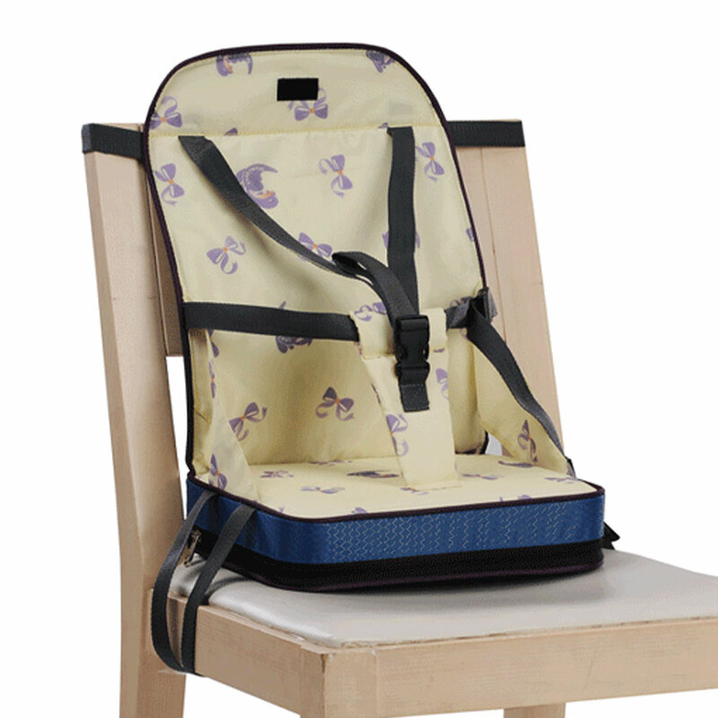 Chaise de Salle à Manger pour Bébé, avec Siège de Soutien, Portable, Pliable, Douce et Confortable