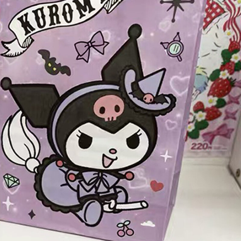 Kraft Paper Bags Candy Gift Packaging Bags Kids Kuromi Cute Cartoon Handheld Gift Bag Birthday Party DIY Decoration